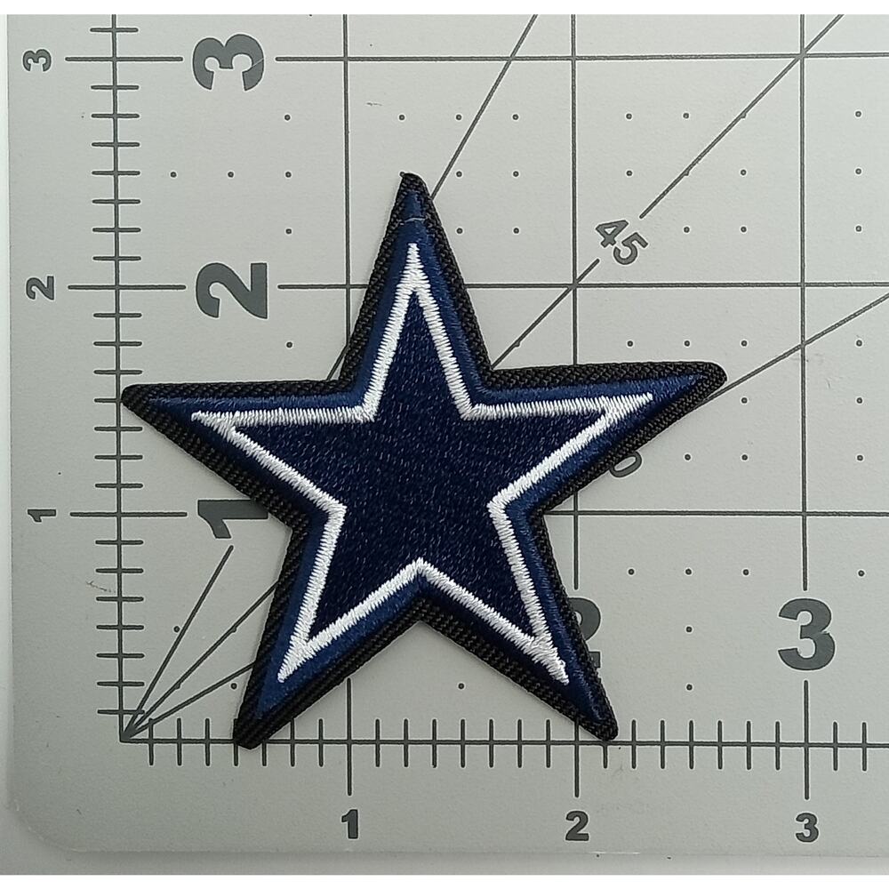 Dallas Cowboys Small Embroidered Iron On or Sew On Patch